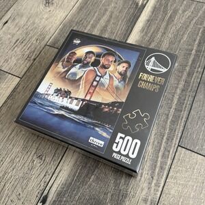 NBA Golden State Warriors Fourever Champs 500 Piece Puzzle Green Curry Klay NEW